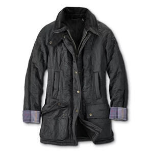 NEW Barbour Beadnell Quilted Jacket in Black Size US 2X #SJ2629